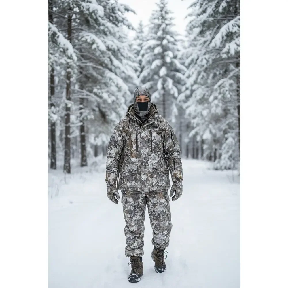Adidas Alphaskin III Balaclava Camo Hood Reflective Ski Hunting Mask | NIB